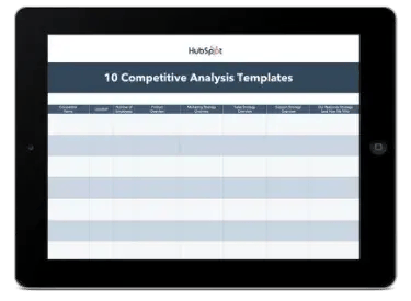 image of the competitive analysis template.