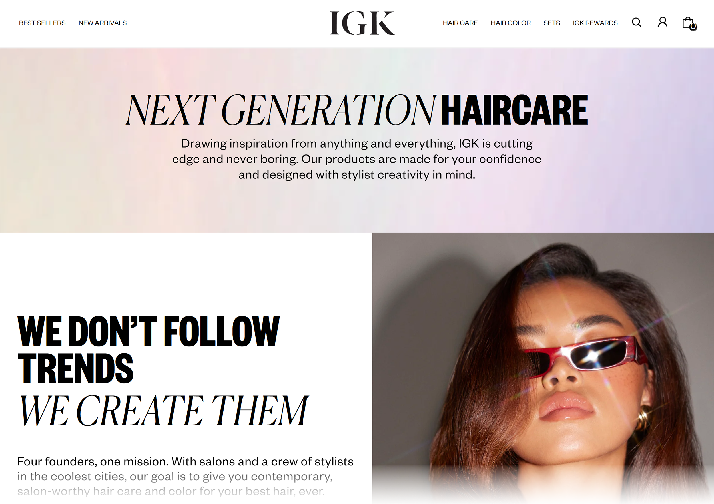 IGK Hair – Homepage