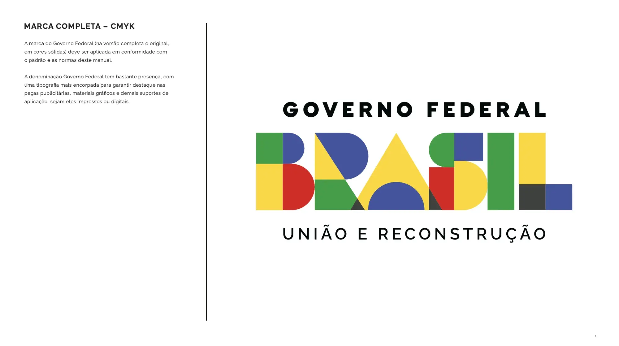 BRASIL is drawn in a large geometric font in bright yellow, red, blue, and green.