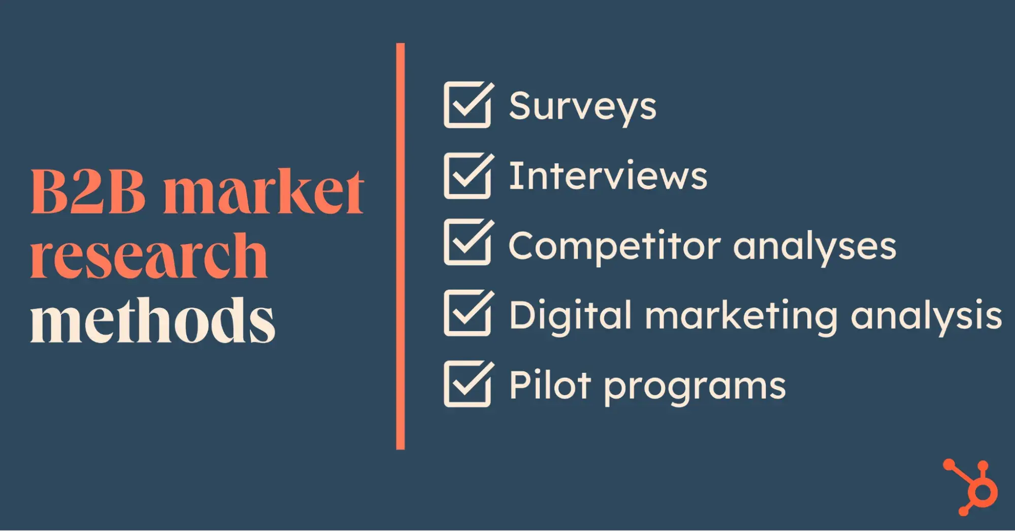 B2B Market Research Methods