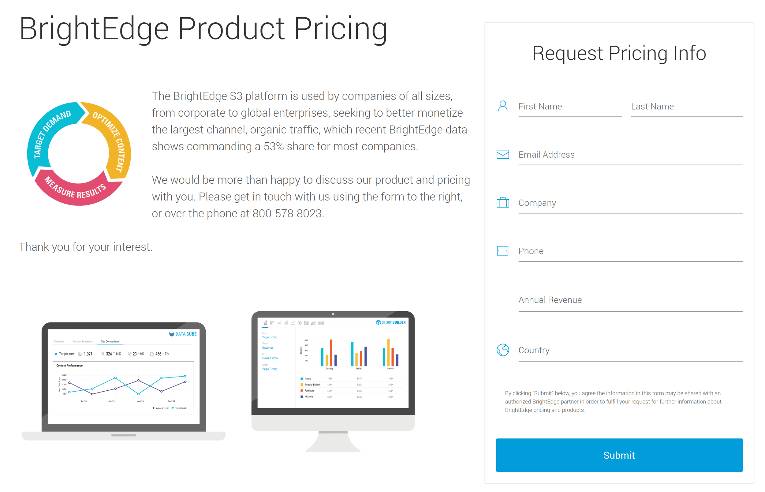 BrightEdge Product Pricing