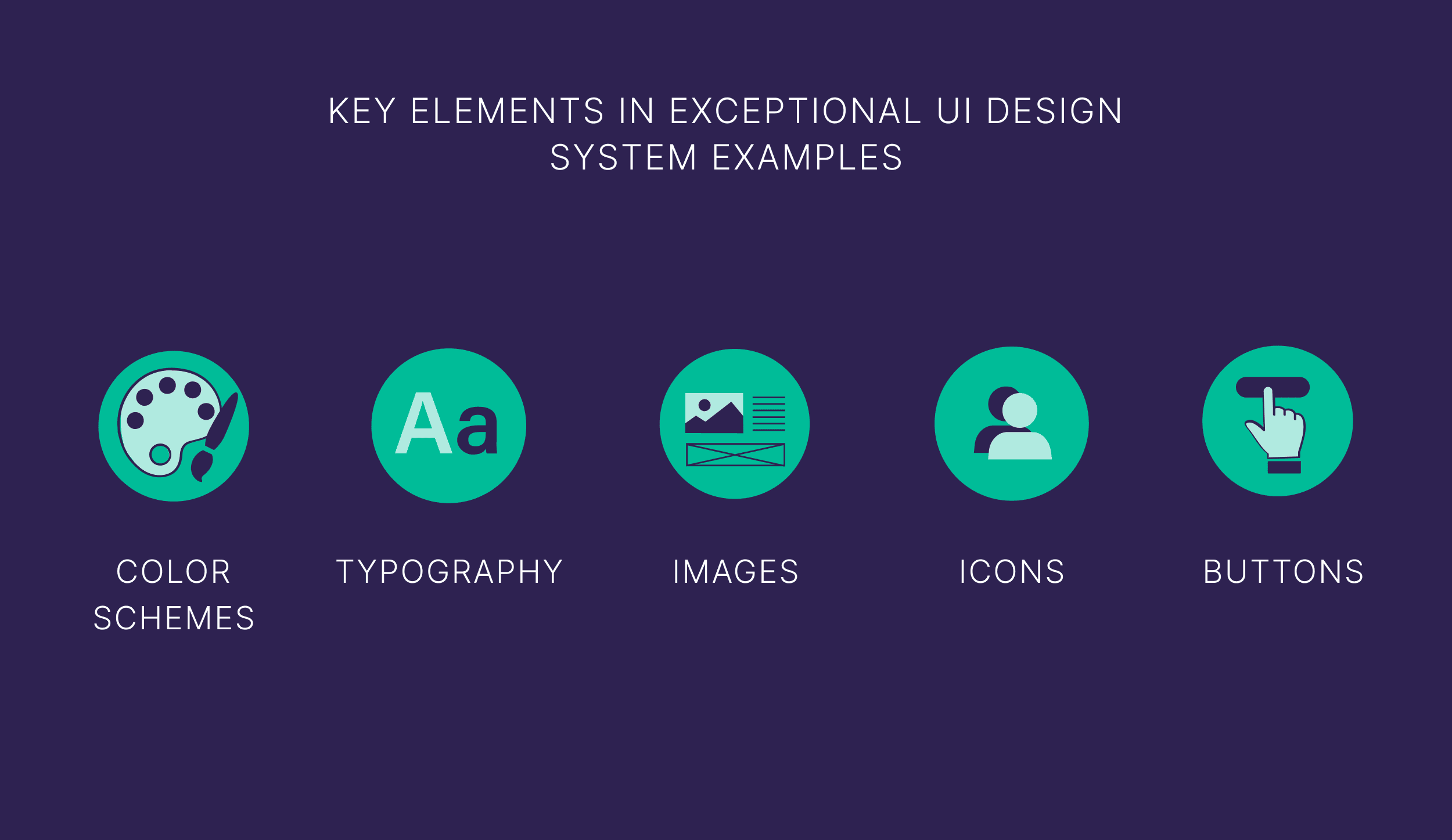 Key elements in UI design