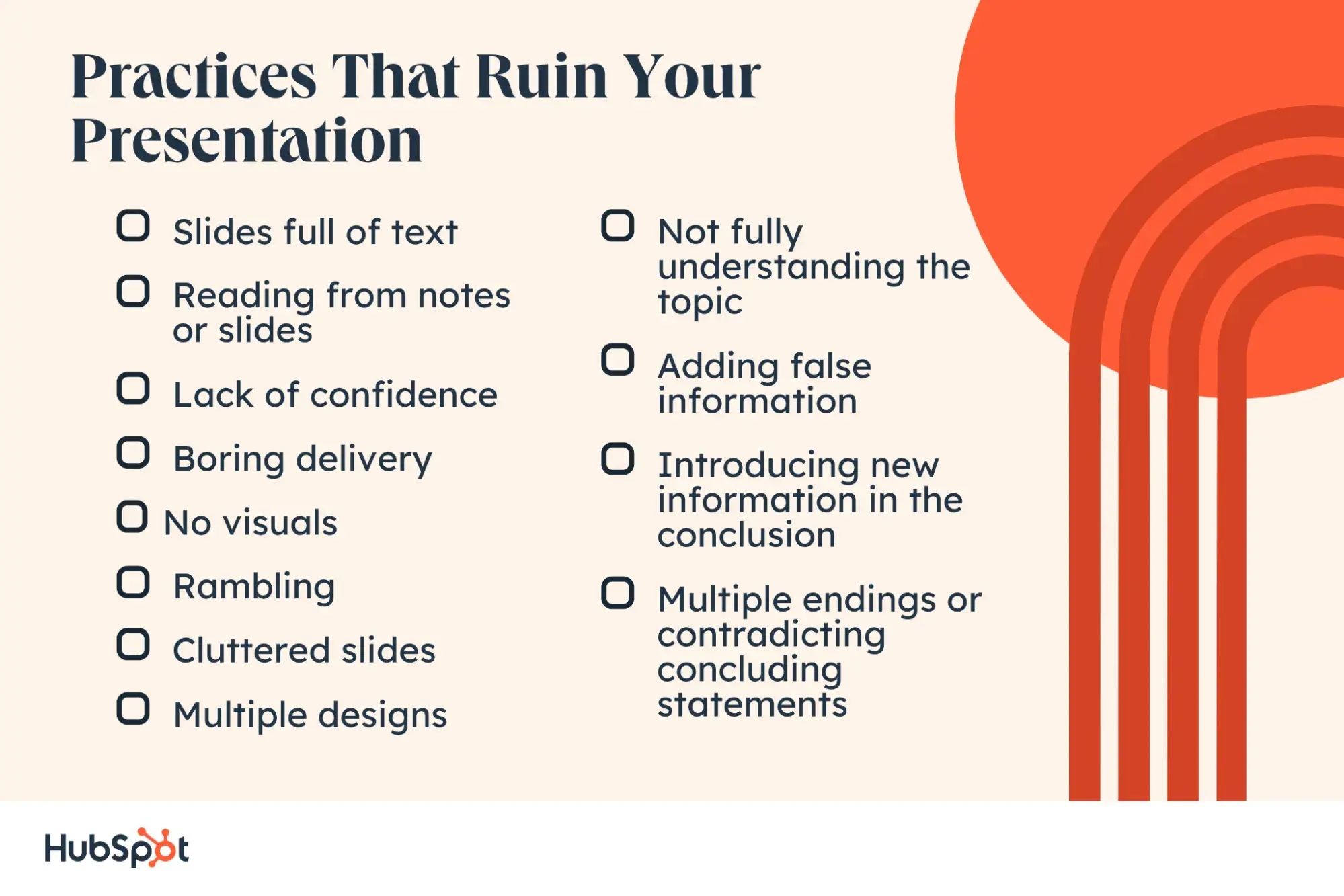 practices that ruin your presentation