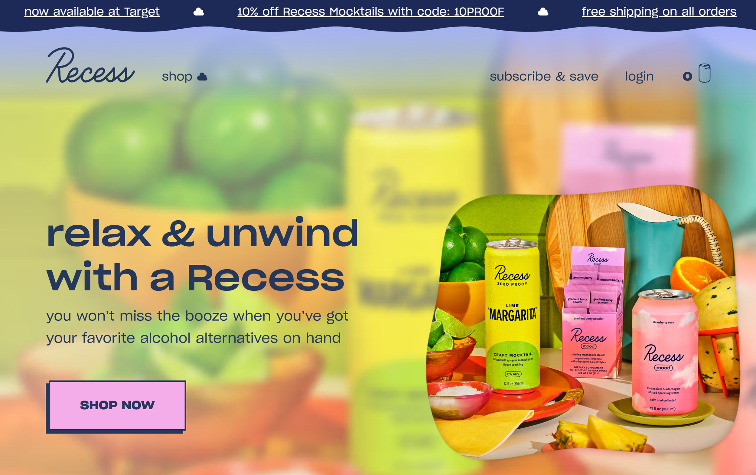 Recess – Homepage