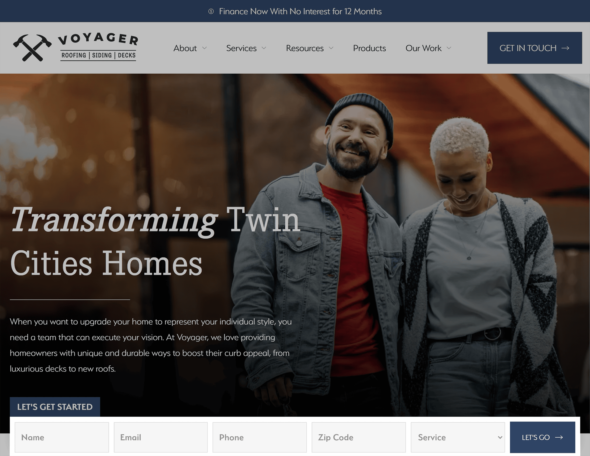 Voyager Exteriors – Homepage