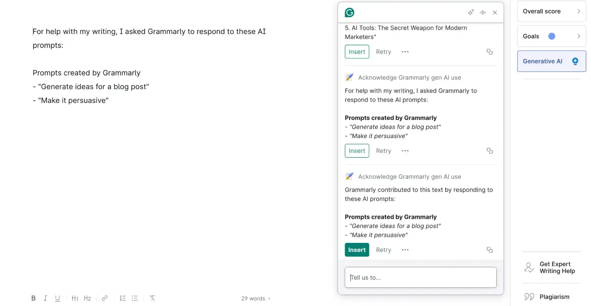 grammarly ai assistant