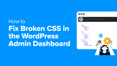 How to Fix Broken CSS in the WordPress Admin Dashboard