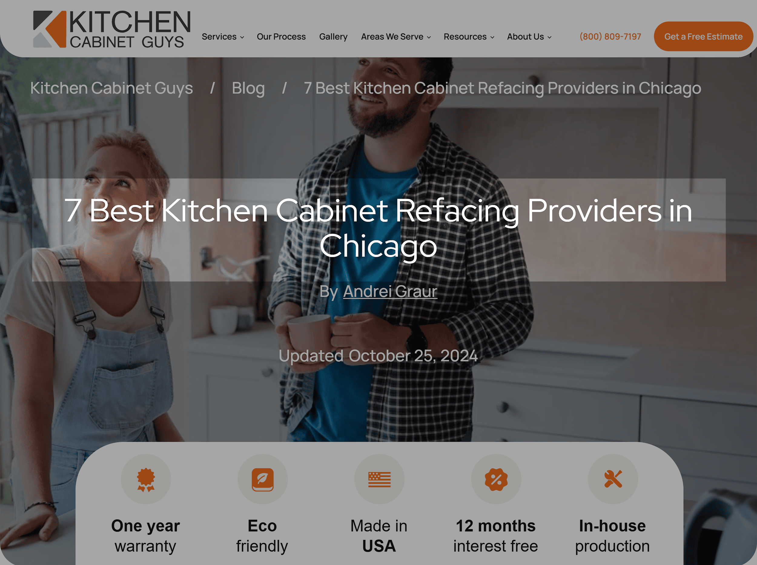 Kitchen Cabinet Guys – Blog post incorporates the keyword