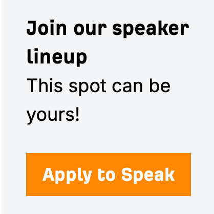 Our apply to speak button on the Evolve event page