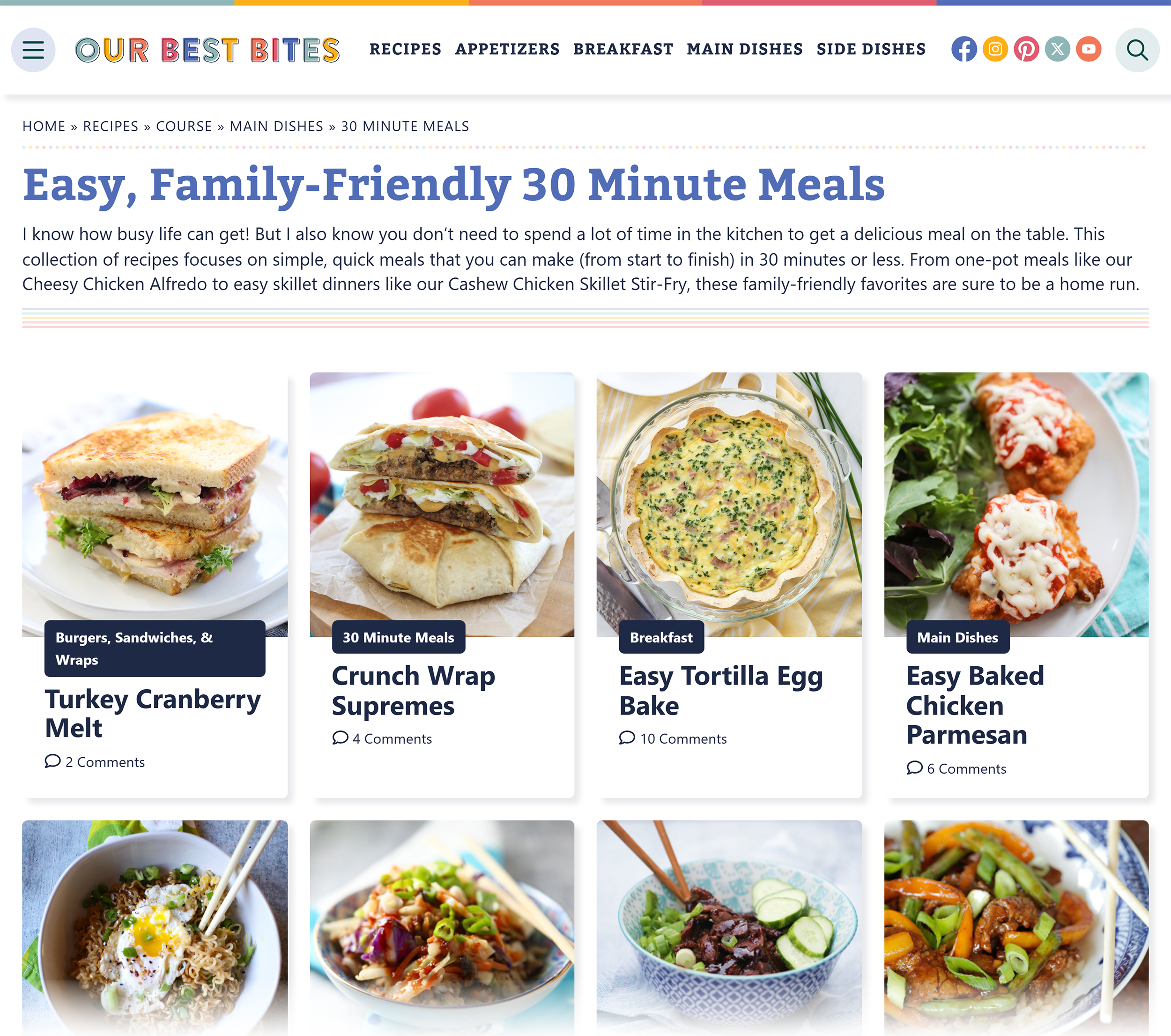 Our Best Bites – Meals under 30 minutes