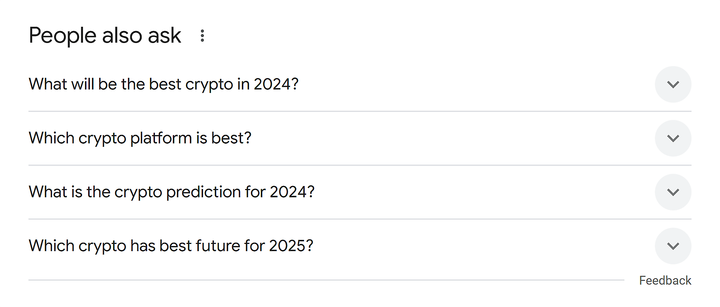 People Also Ask – Best crypto platforms 2024