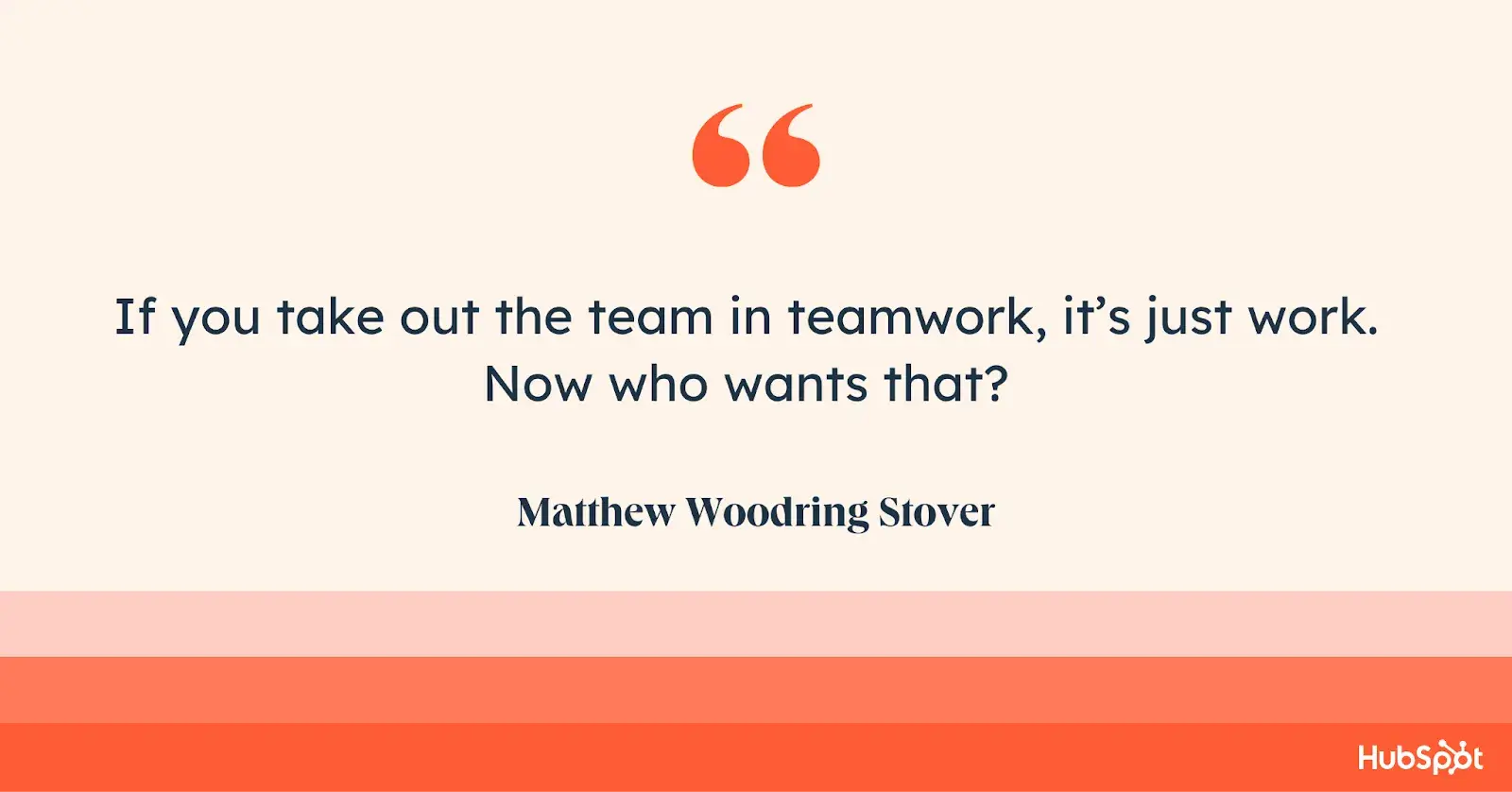 team quote, matthew woodring stover