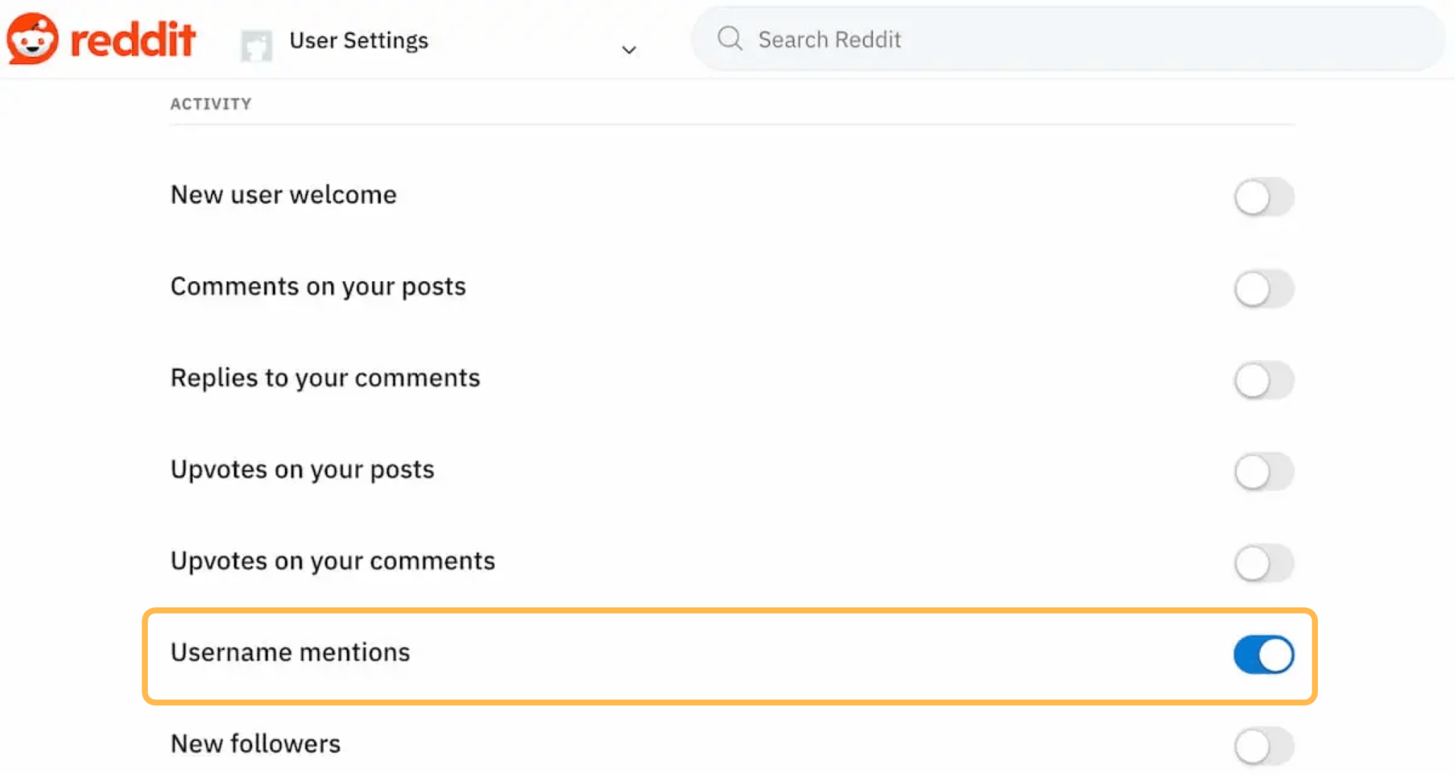 Tracking a Reddit Username Mention In Reddit.com