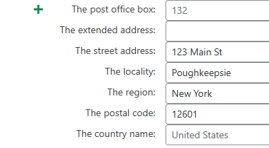 Expanded address does not allow blank fields and shifts data