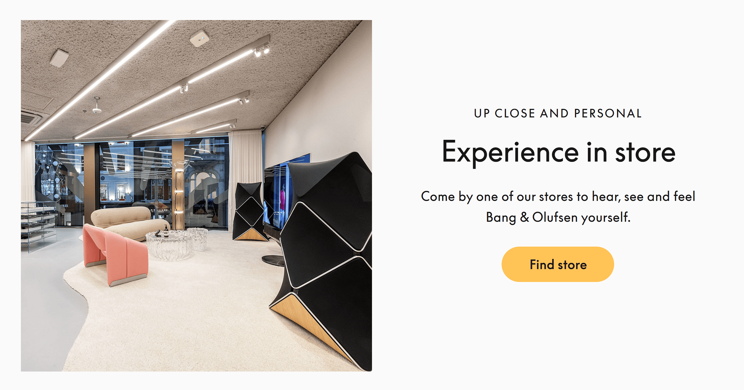 Bang & Olufsen – Experience in store