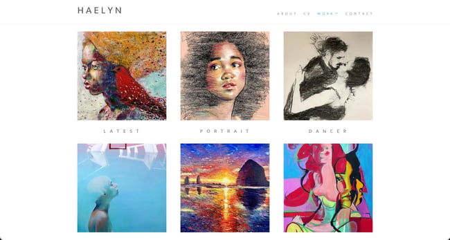 best free portfolio websites for freelance writers, Crevado 