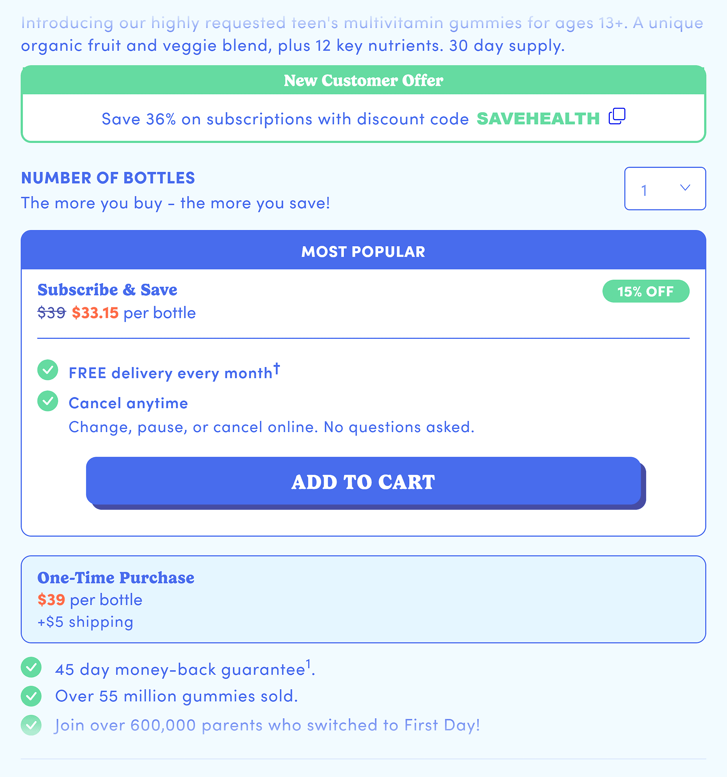 First Day – Mobile subscriptions