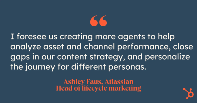 marketing executive, marketing executive ashley faus quote about using AI in marketing going forward