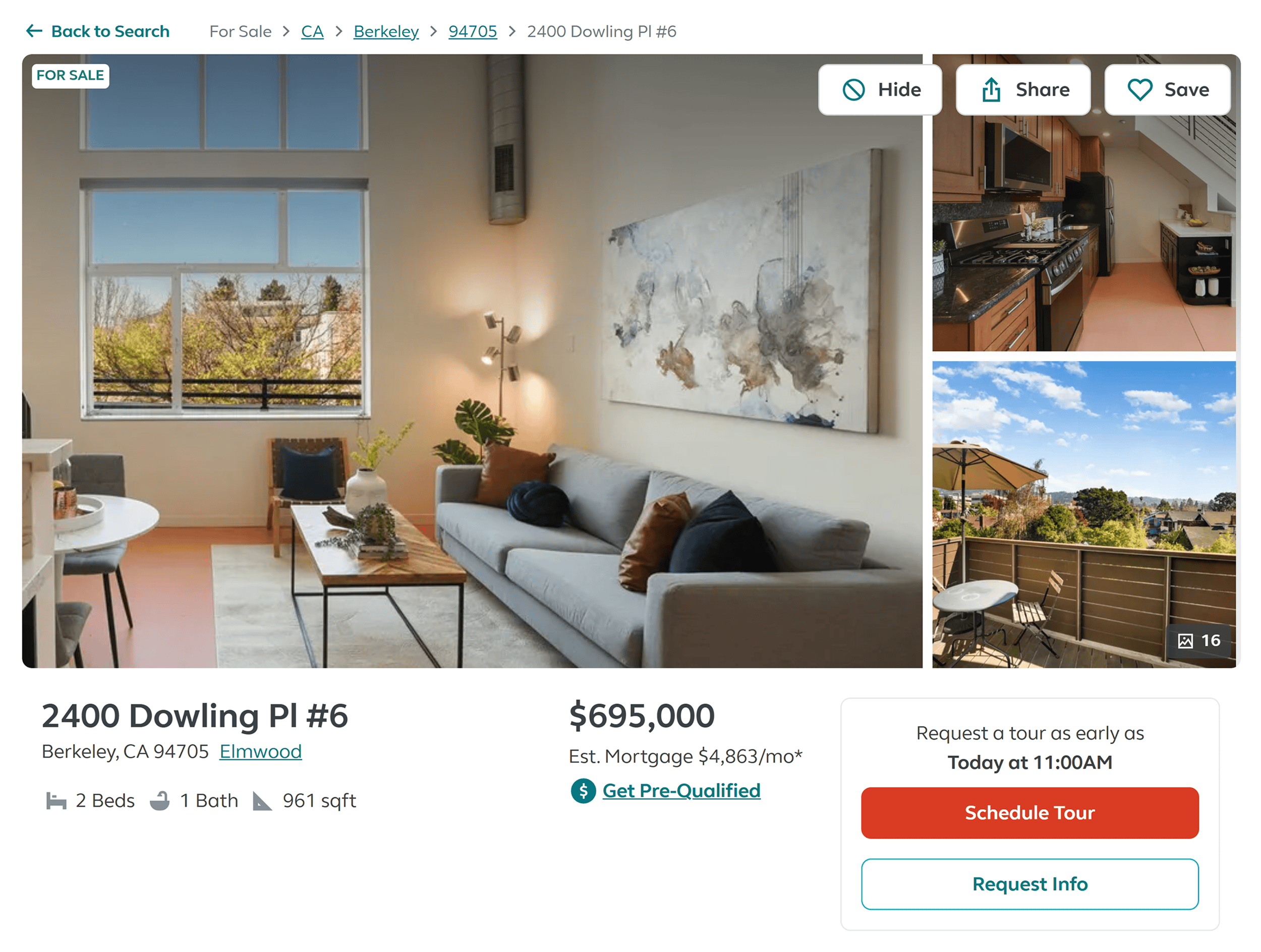 Trulia – High quality images & essential information