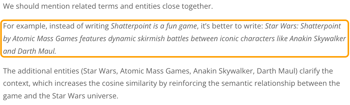Example of an expert SEO's advice for LLM optimization that skews towards being black hat by manipulating language patterns unnatrually.
