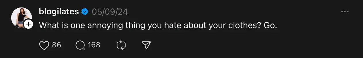 blogilates threads post example