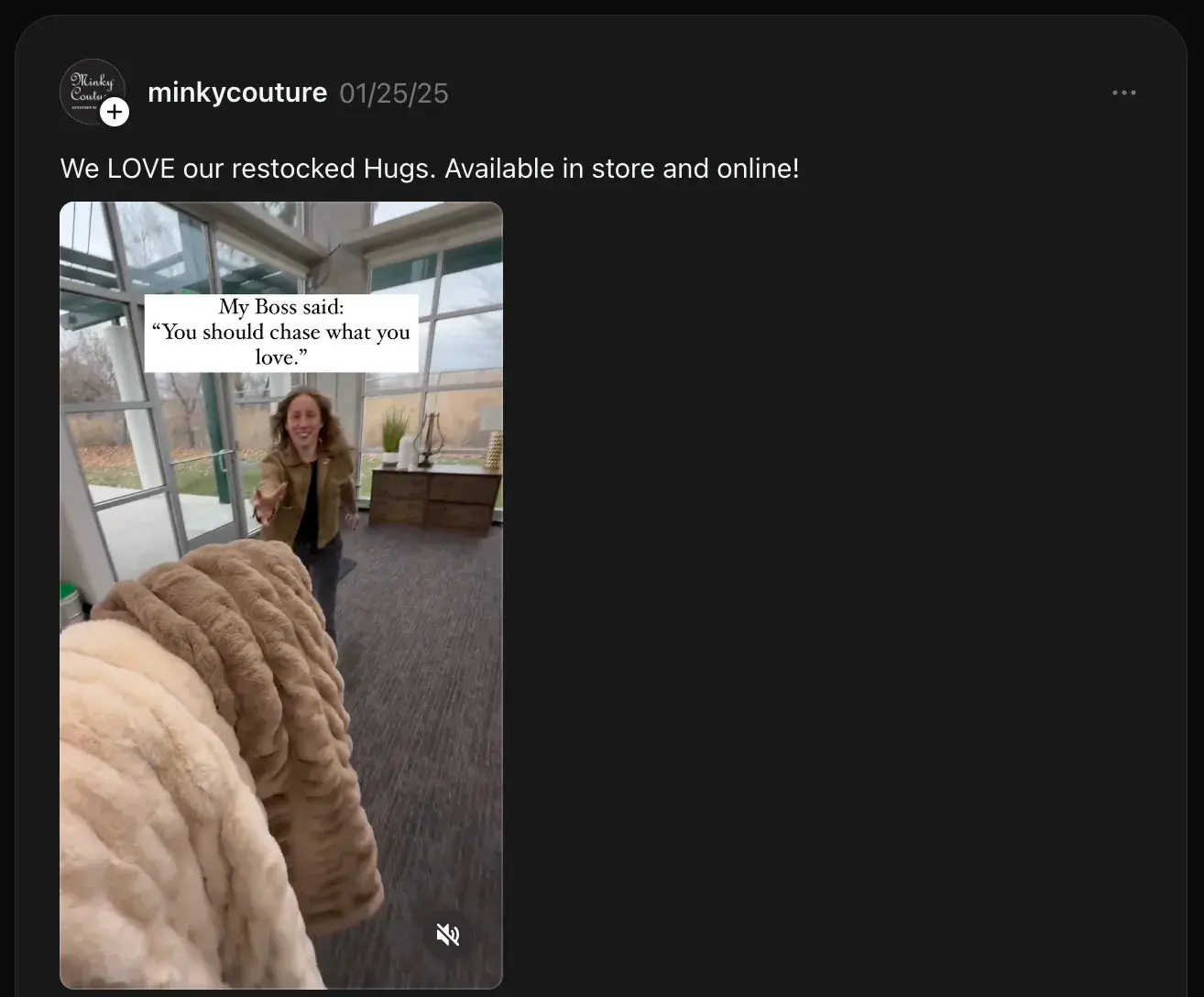 minky couture thread’s post example