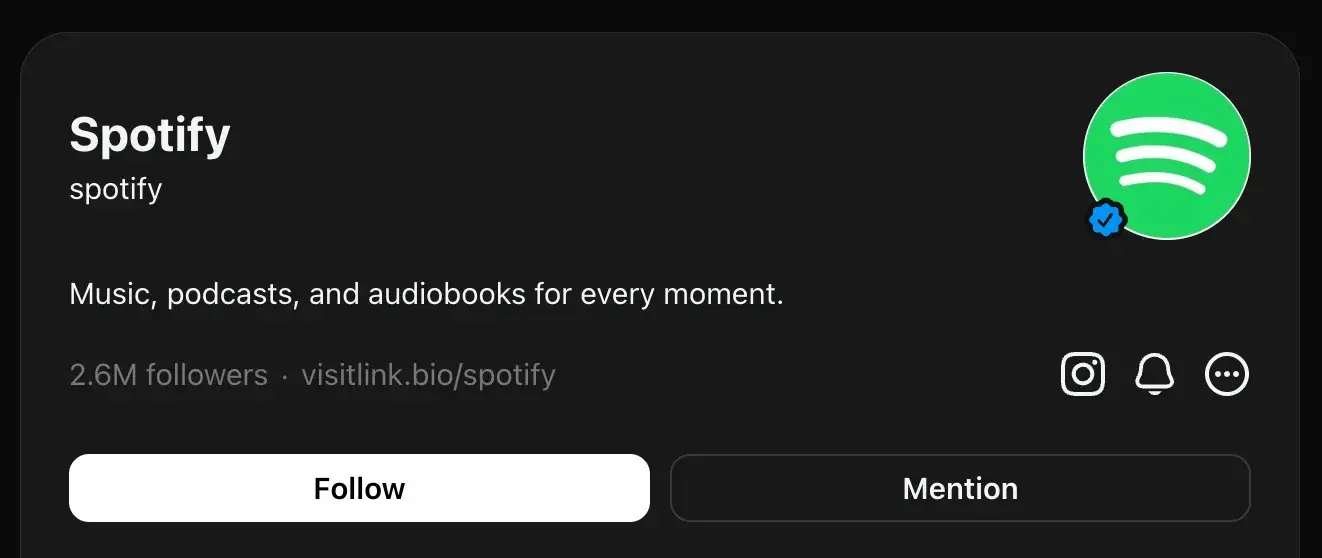 spotify threads account