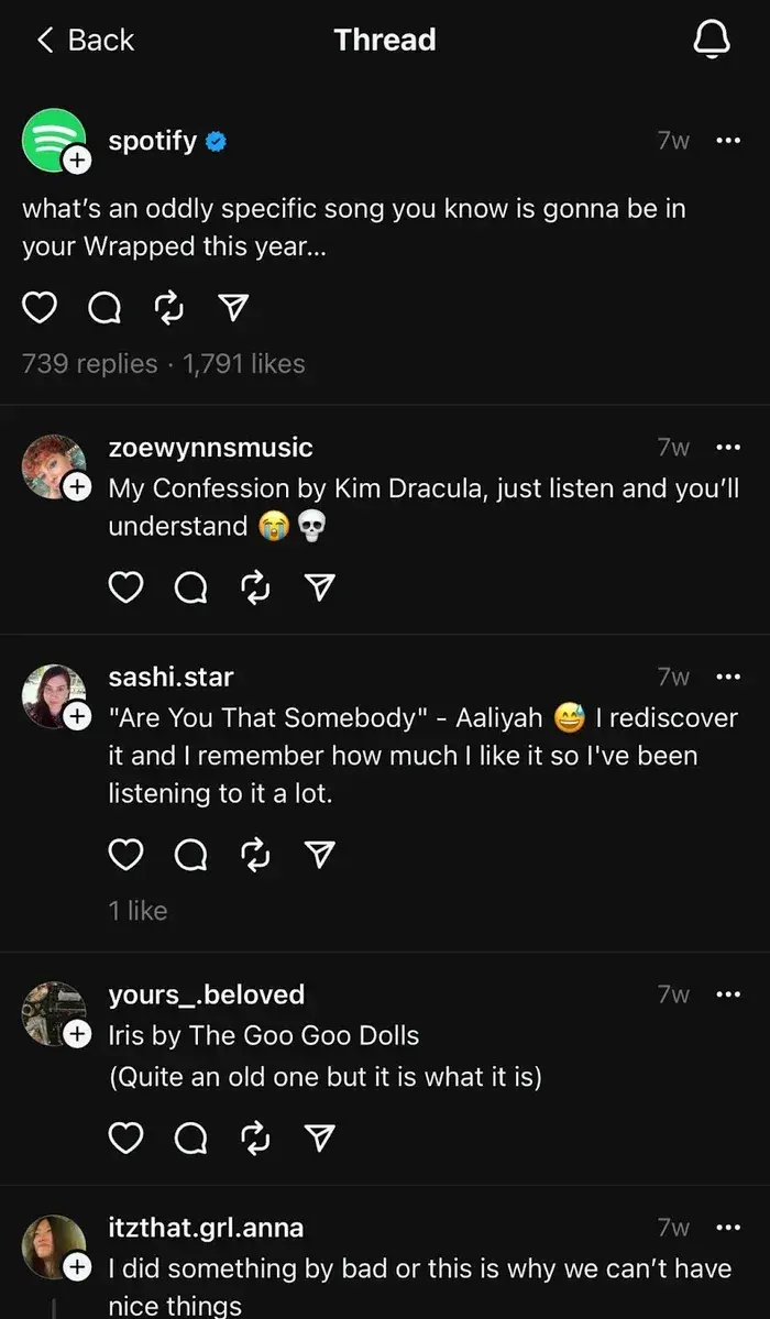 starbucks threads post example