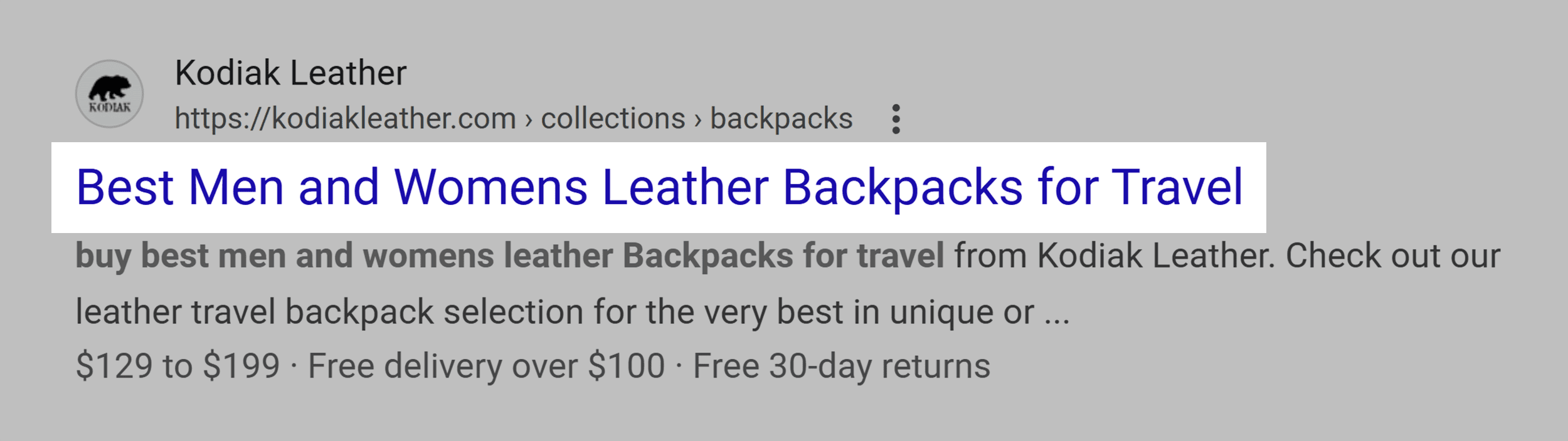 Kodiak Leather &ndash; Buy leather backpack
