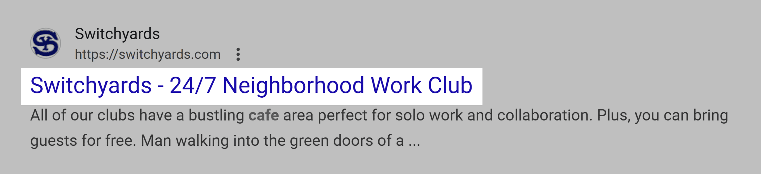 Switchyards &ndash; Coffee shops in Austin