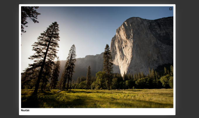 Simple Lightbox plugin light UI version