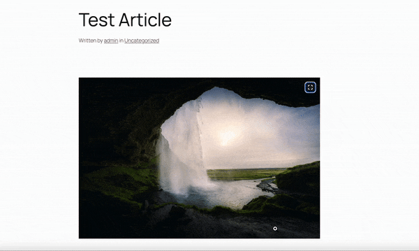 WordPress click to enlarge