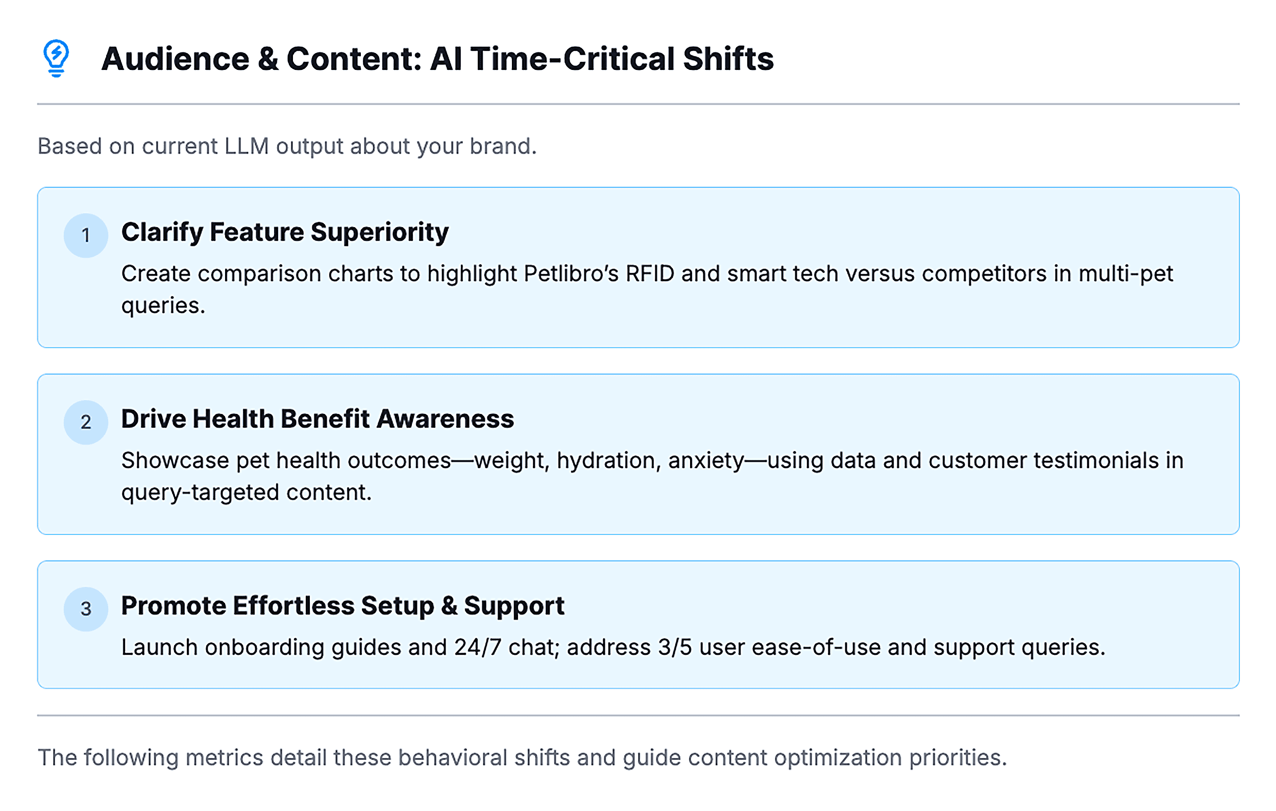 Audience & Content – Al time-Critical Shifts