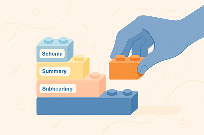 Content structure example