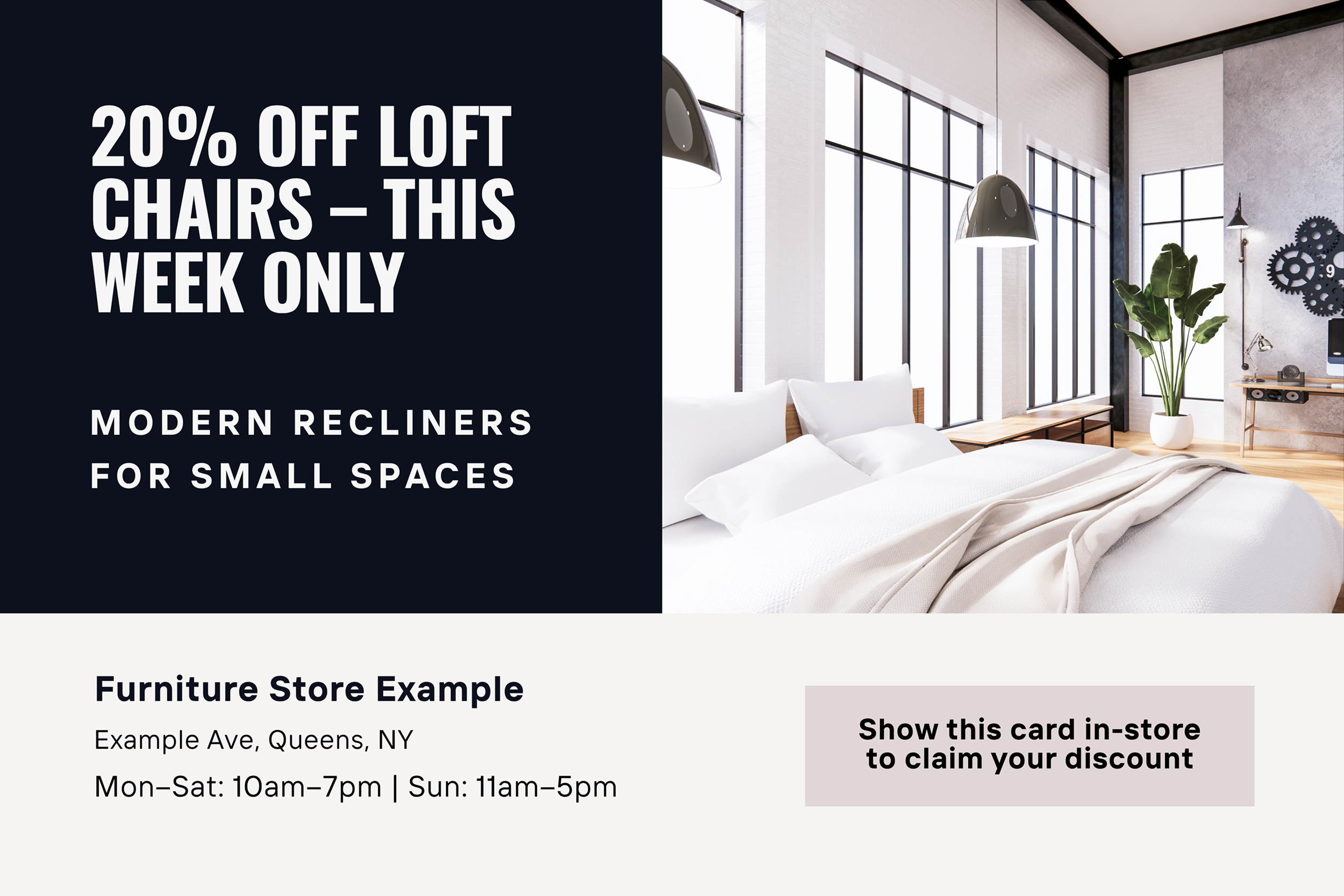 Furniture Store Postcard