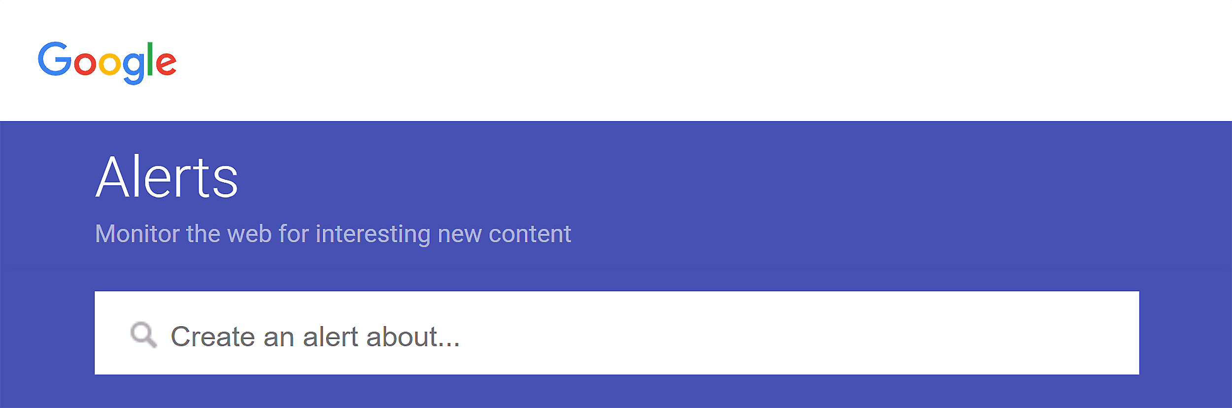 Google – Alerts