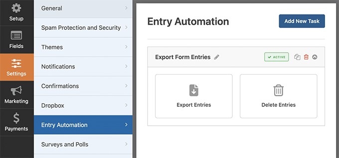 WPForms entry automation