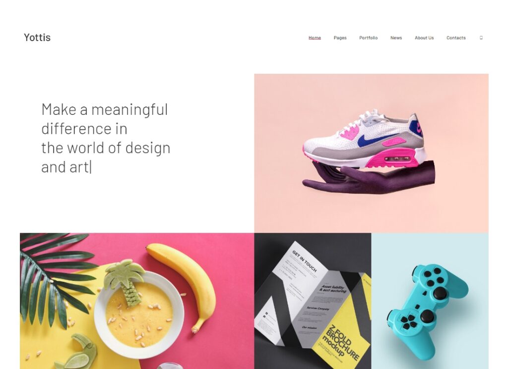 Yottis | Personal Creative Portfolio WordPress Theme + Store