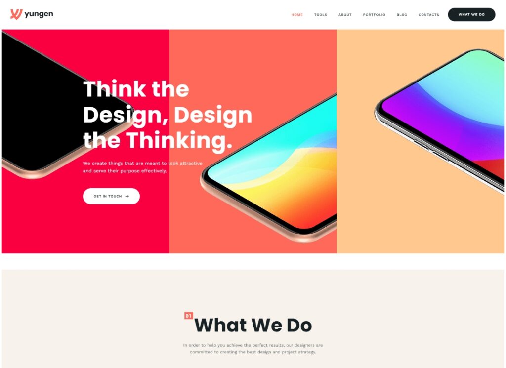 Yungen | Modern Digital Agency Business WordPress Theme