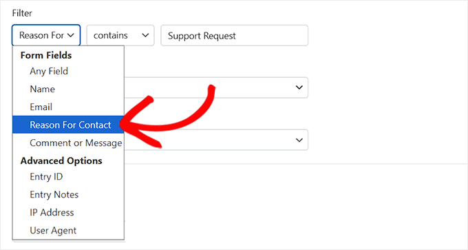 Filter form entries based on different conditions in WPForms Filter form entries based on different conditions in WPForms