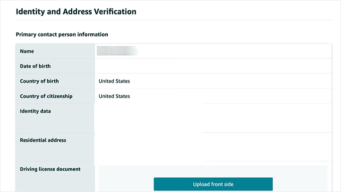 Identity and address verification