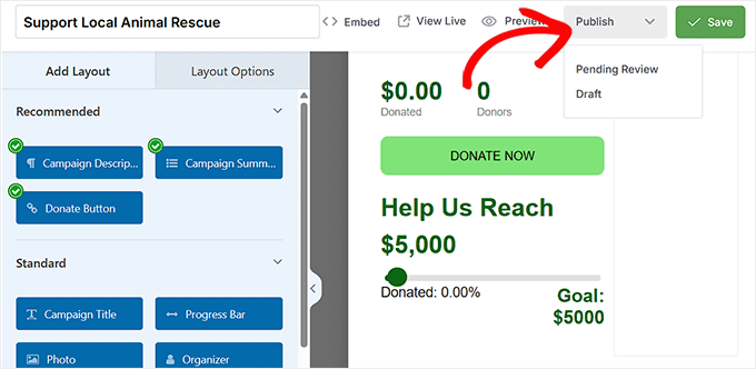 Make your fundraising campaign live in Charitable Make your fundraising campaign live in Charitable