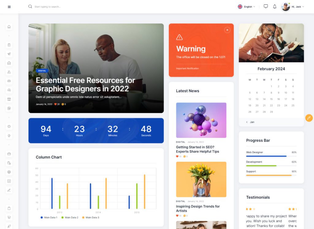 Anesta - Intranet, Extranet, Community and BuddyPress WordPress Theme