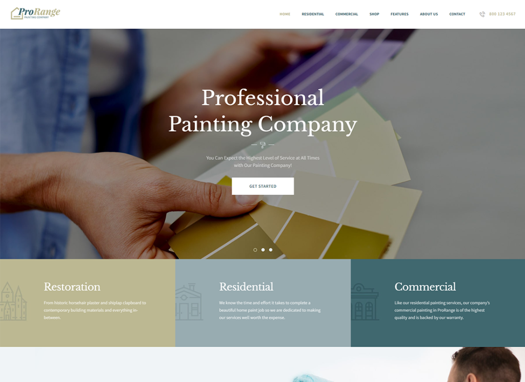 ProRange - Painting & Renovation Theme