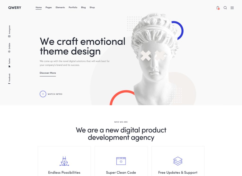 Qwery - Multi-Purpose Business WordPress & WooCommerce Theme