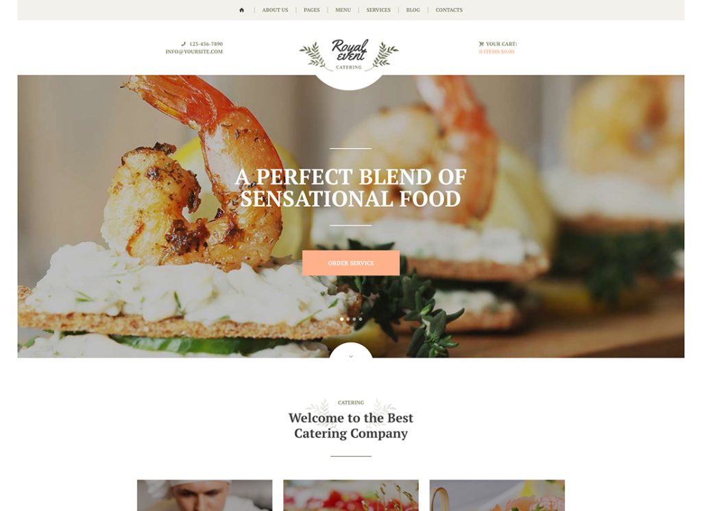 Royal Event - Wedding Planner & Catering Company WordPress Theme
