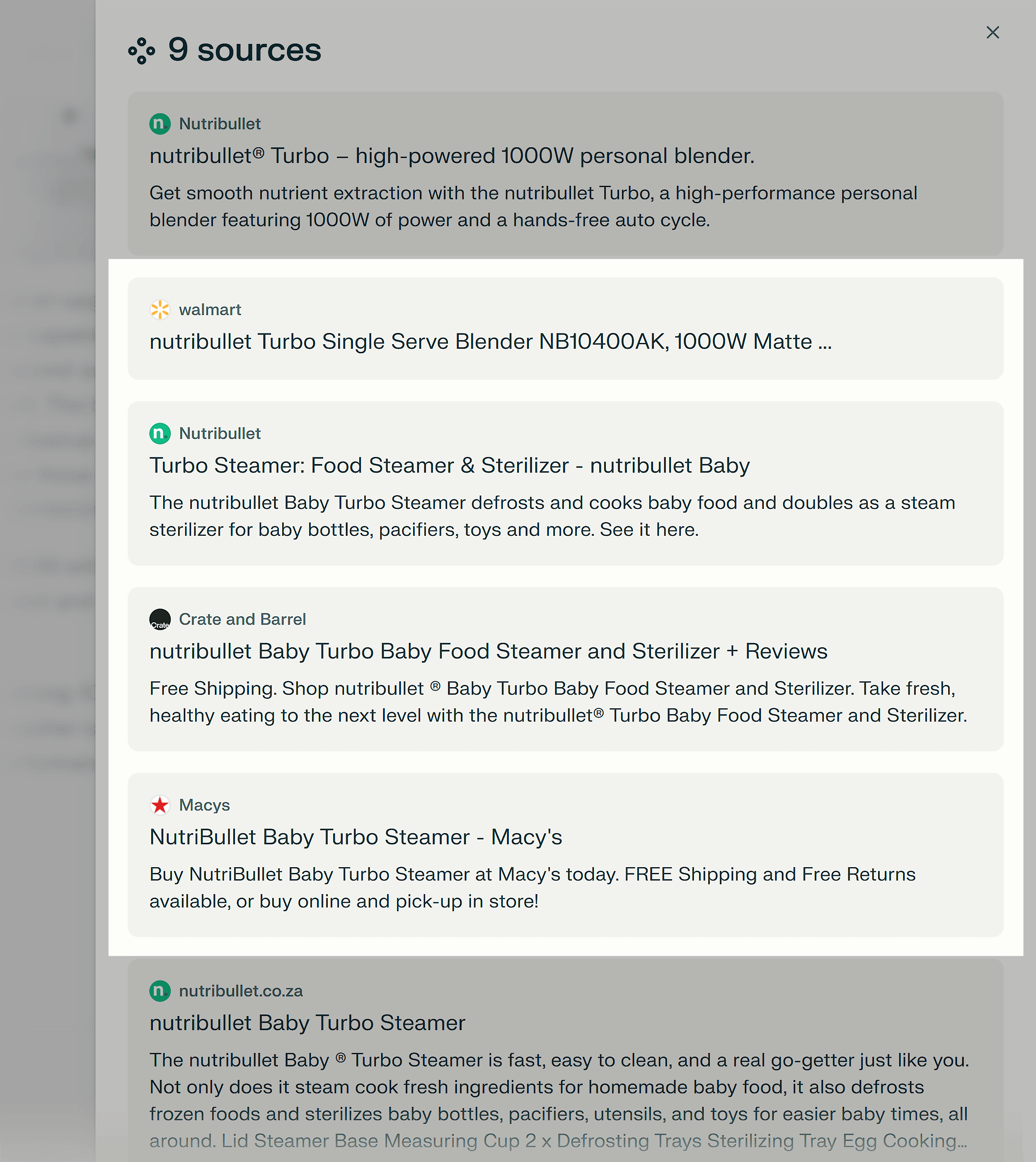 Perplexity &ndash; Cited product pages