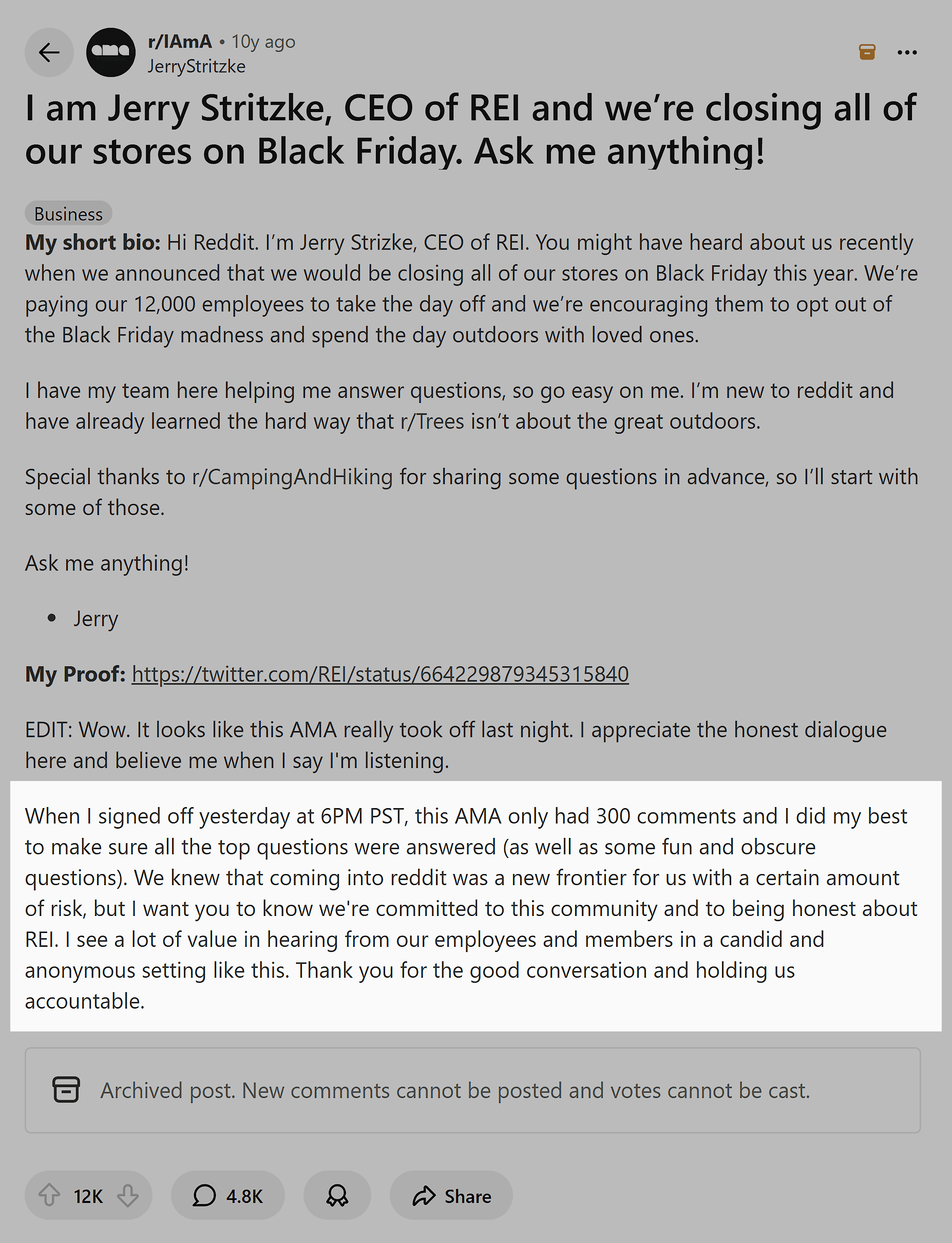 Reddit &ndash; PR storm