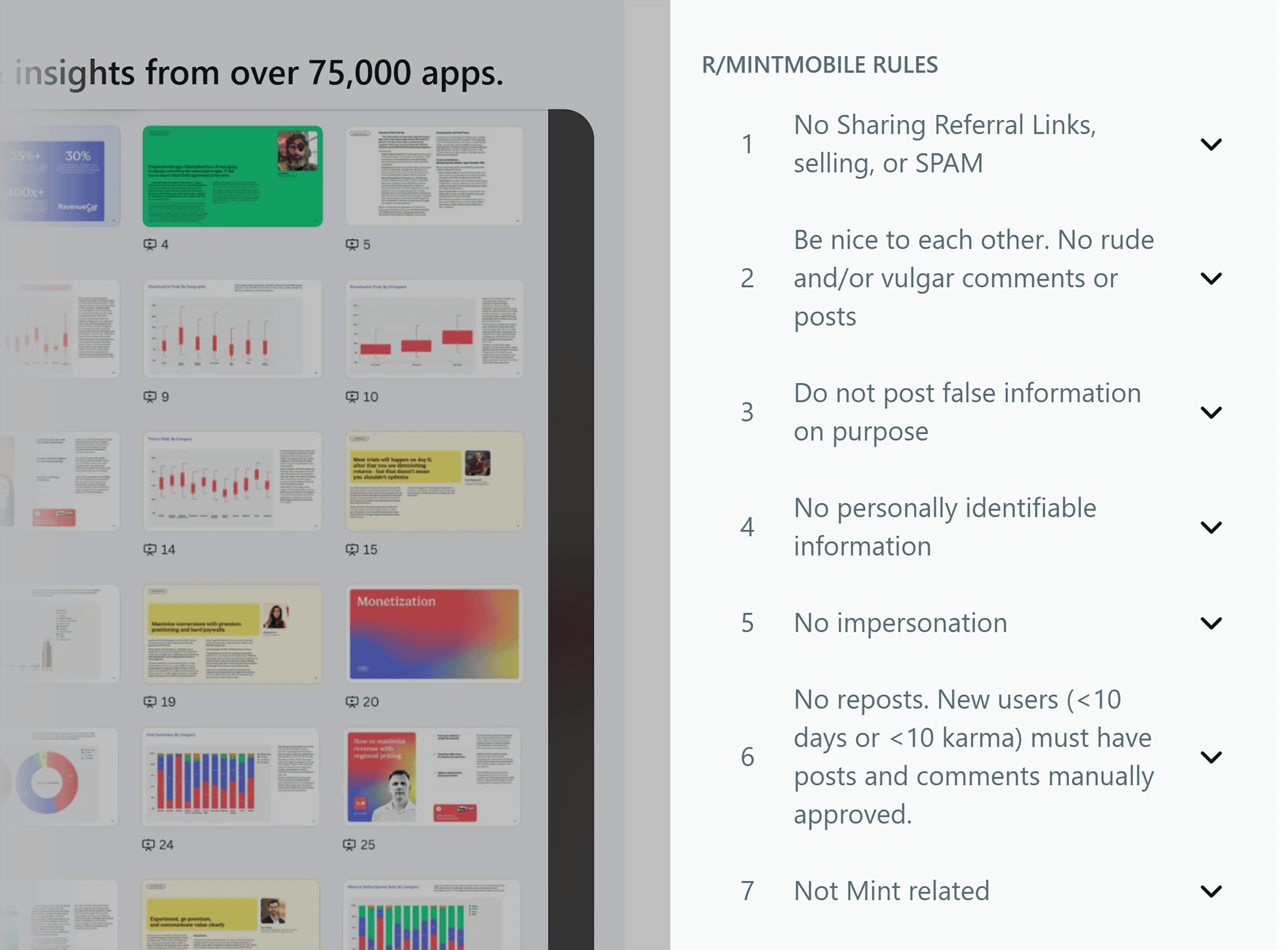 Reddit &ndash; r/mintmobile rules