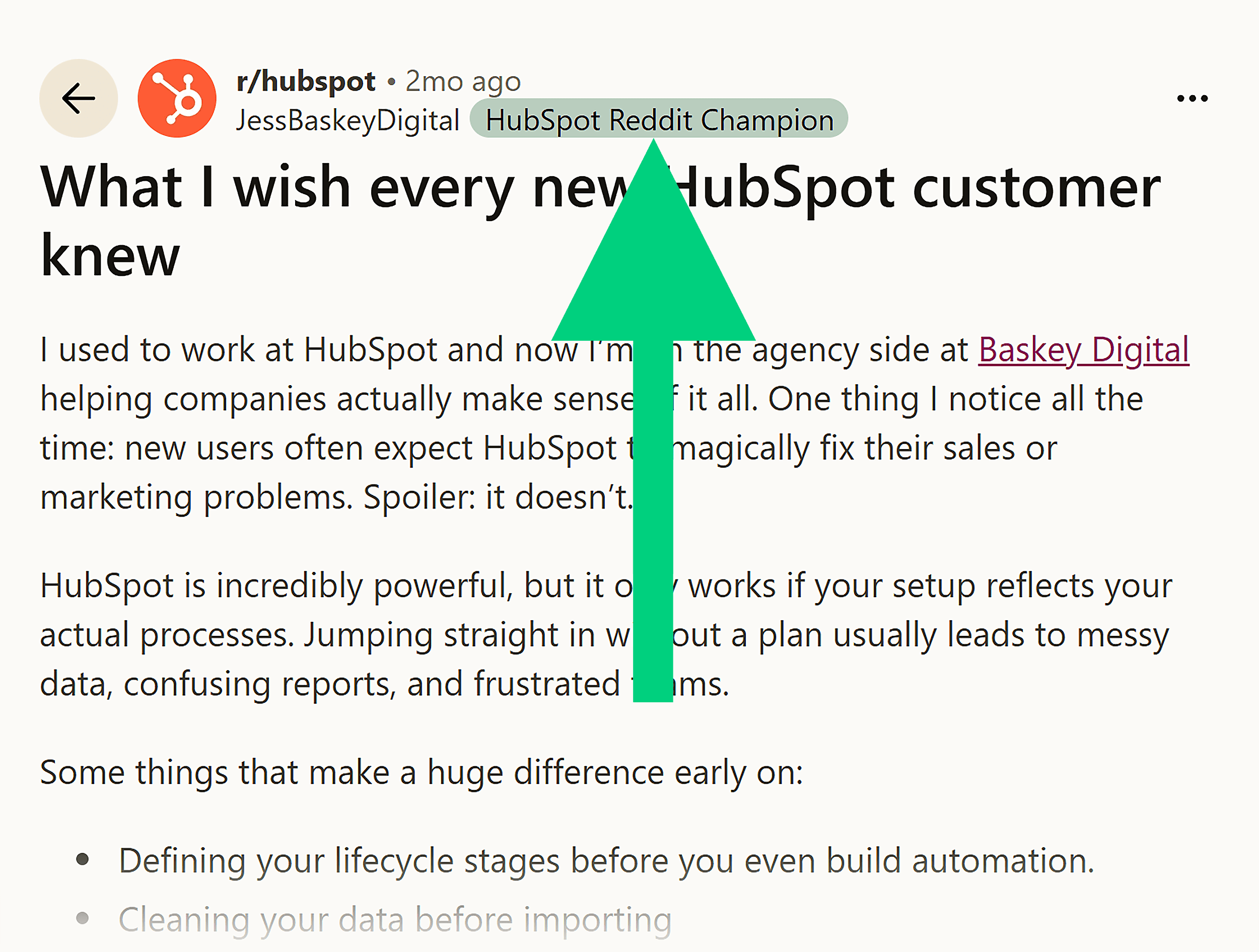 Reddit &ndash; Small bits of recognition